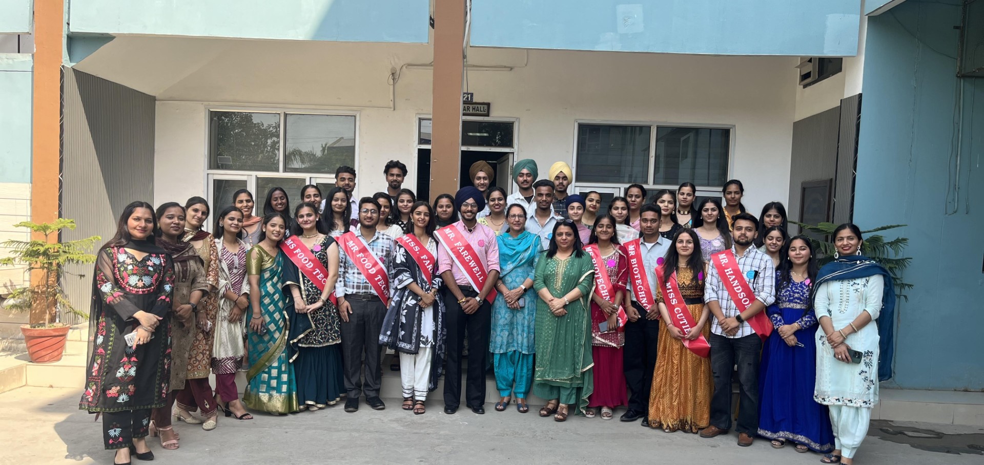 Farewell organized by Biotechnology Department of Bela College